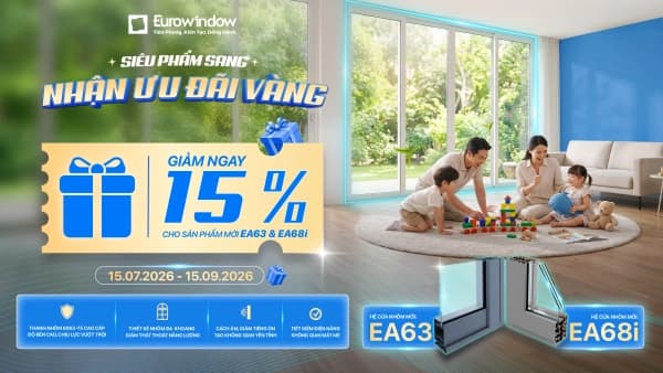 EUROWINDOW KHUYẾN MÃI NHÂN DỊP VIETBUILD: “ĐÓN CỬA TÂN GIA – NHẬN QUÀ NGHỈ DƯỠNG”