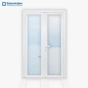 CỬA ĐI uPVC 2 CÁNH MỞ QUAY NGOÀI thumbnail 3