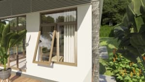 CỬA SỔ uPVC MỞ HẤT thumbnail 3