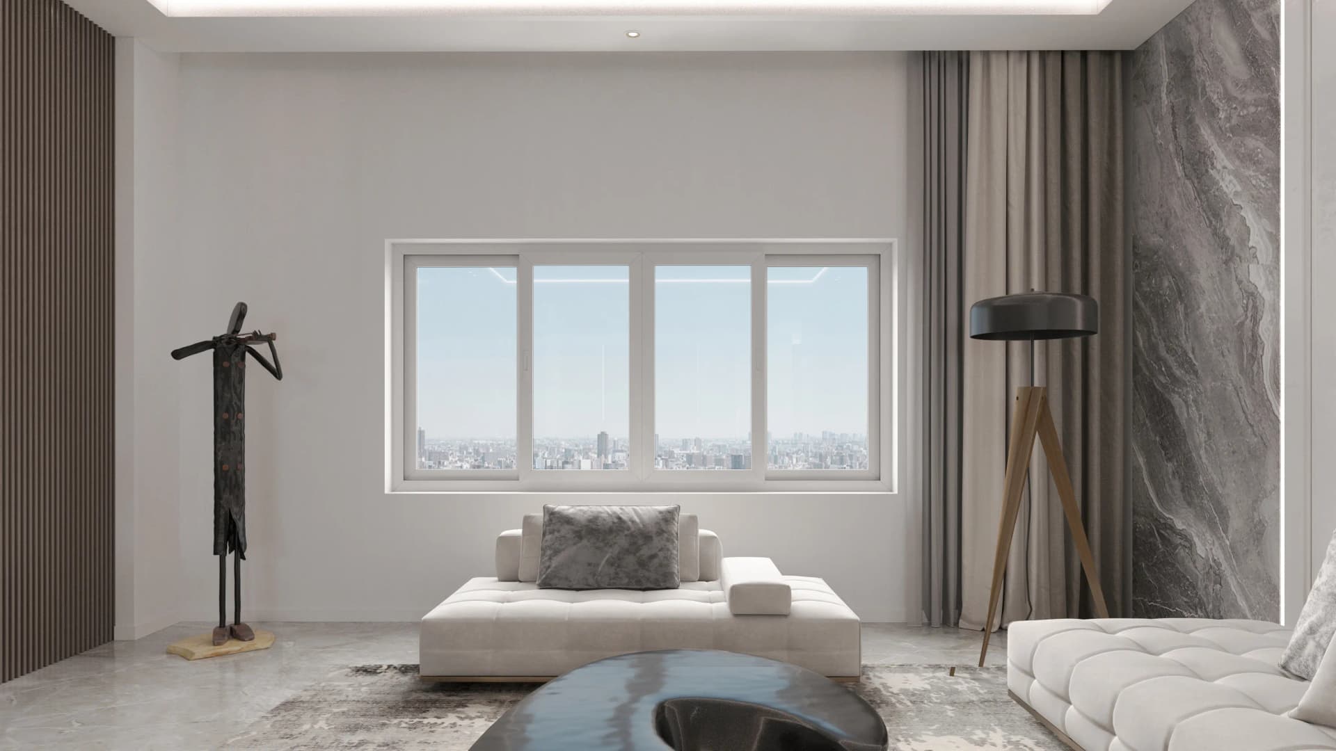 CỬA SỔ MỞ TRƯỢT uPVC 4 CÁNH
