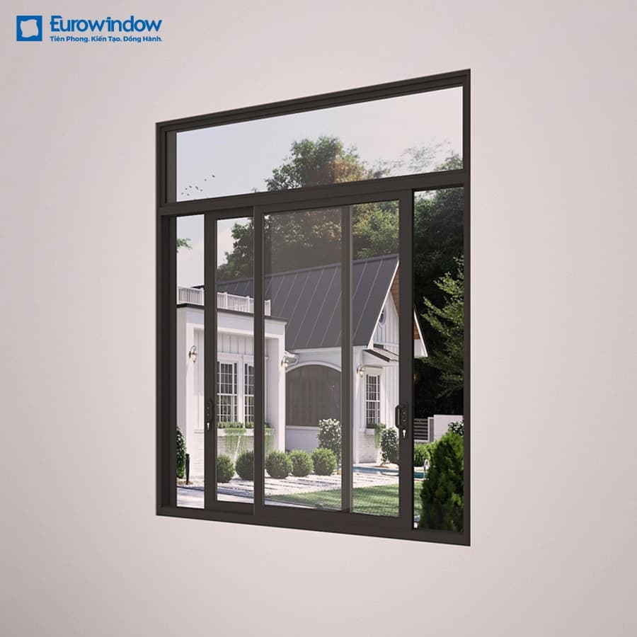 Eurowindow CỬA SỔ NHÔM 2 CÁNH MỞ TRƯỢT chính hãng