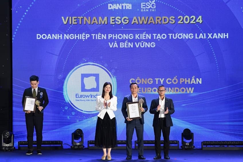 Eurowindow Được Vinh Danh Tại Vietnam ESG Awards Lần Thứ Nhất